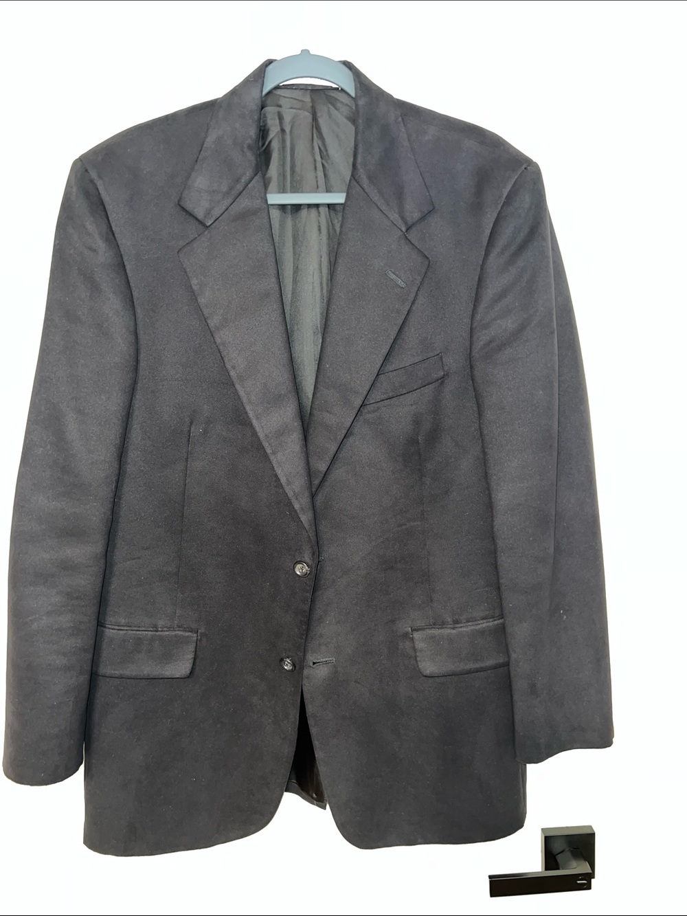 John W. Nordstrom Men's Black Sport Coat Blazer Ultra Suede